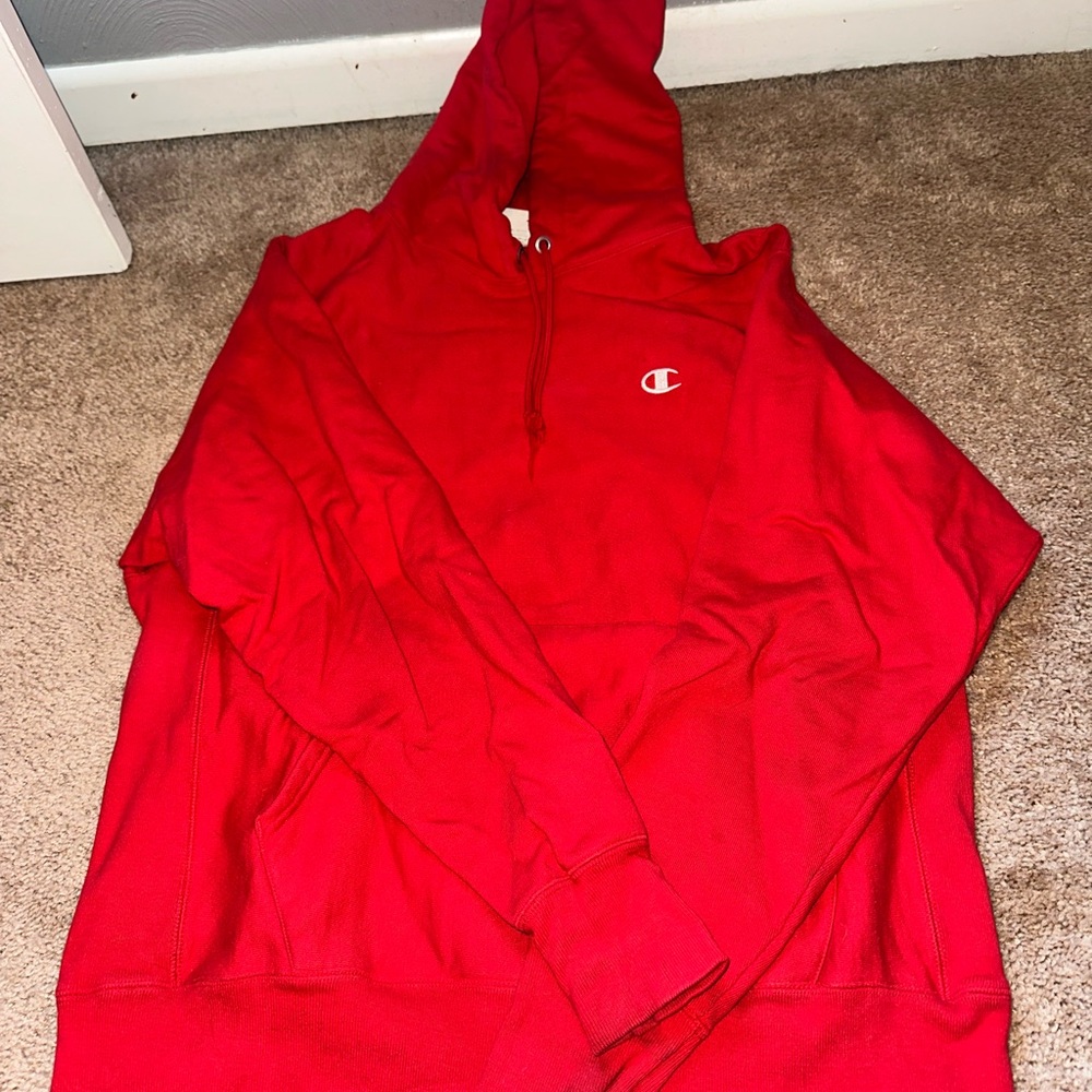 Champion Red Hoodie